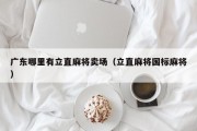 广东哪里有立直麻将卖场（立直麻将国标麻将）